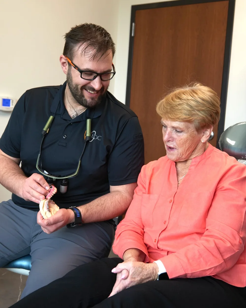 Chiropractic care and adjustment at ABC Chiropractic in Hudsonville, MI